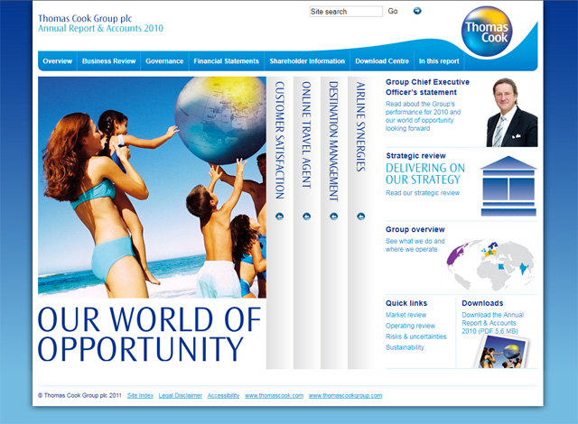Thomas Cook Group Annual Report 2010